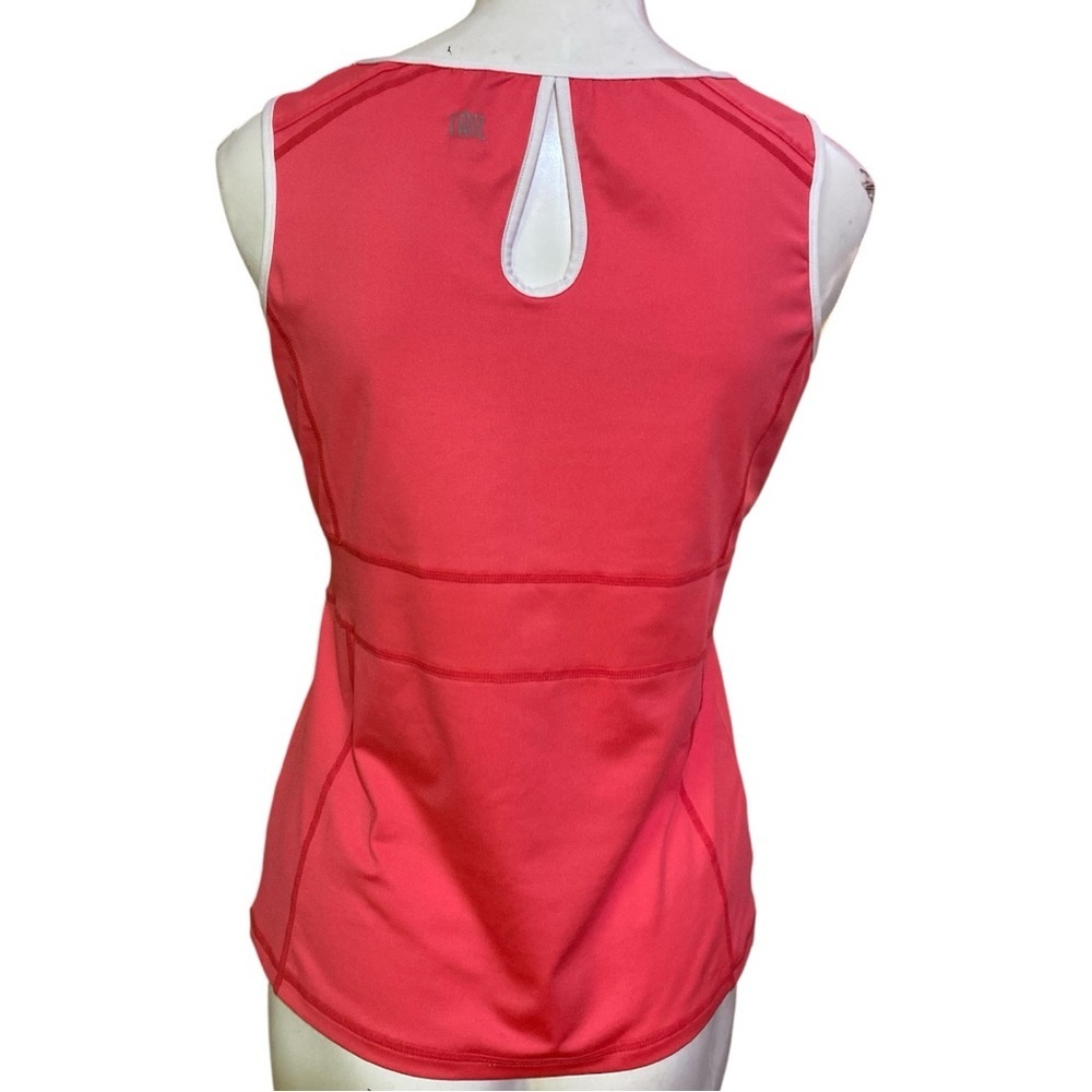 Tail Pink and White Cut Out Tank Top Size S